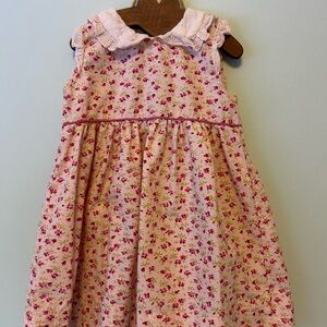 April Cornell Pink Floral Kids Dress